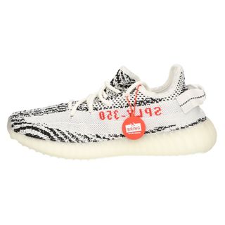 アディダス(adidas)のadidas アディダス YEEZY BOOST 350 V2 ZEBRA CP9654 イージーブースト 350 V2 ゼブラ ローカットスニーカーホワイト/ブラック US6.5/24.5cm(スニーカー)