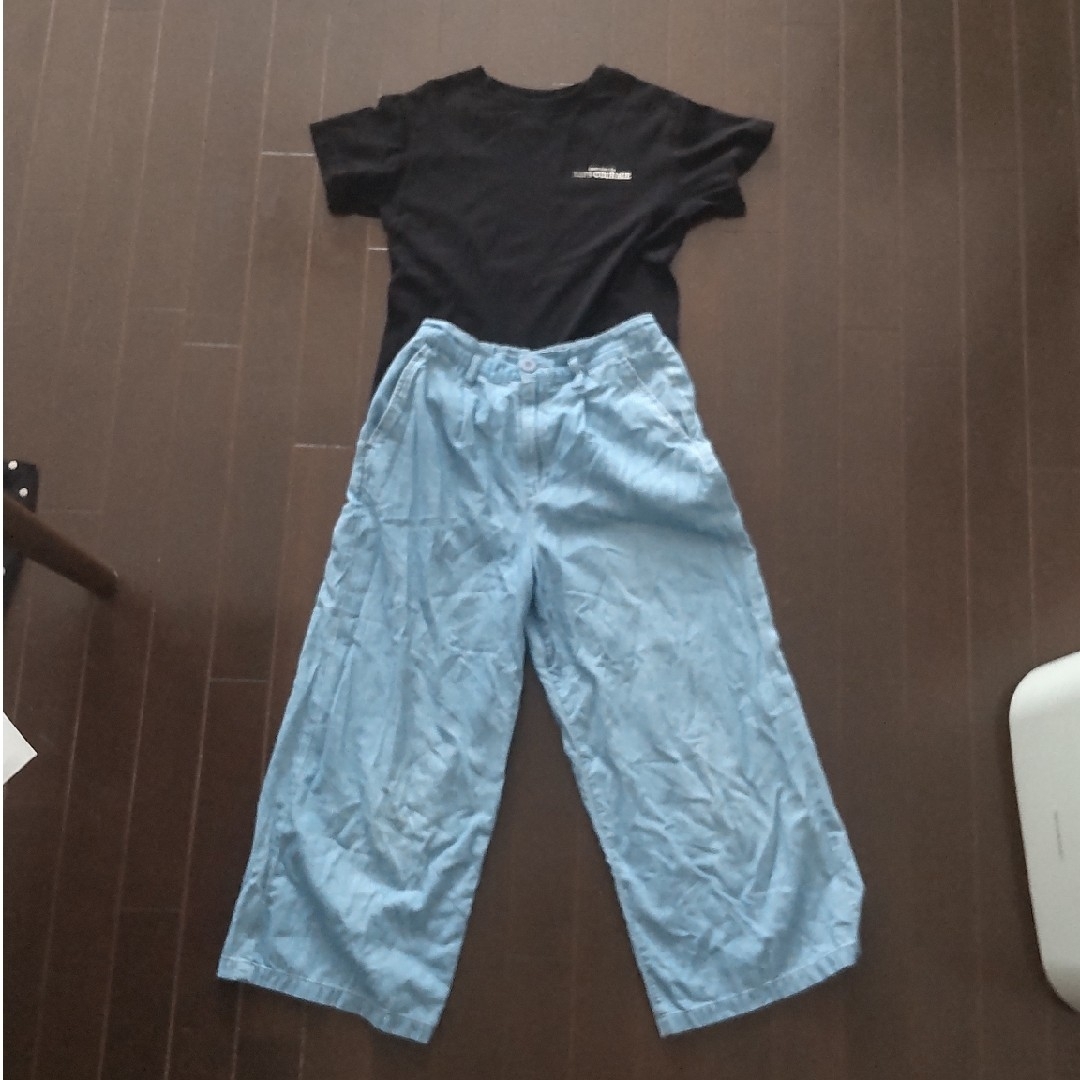 ピンクラテ＆ＧＵ　キッズ女の子　上下セット キッズ/ベビー/マタニティのキッズ服女の子用(90cm~)(Tシャツ/カットソー)の商品写真