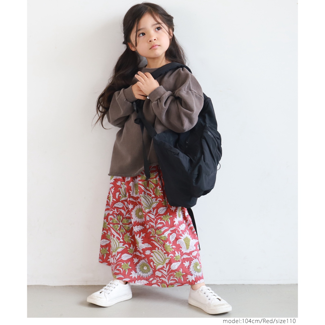 coca(コカ)の新品タグ付　 coca（coca） キッズブロックプリントスカート キッズ/ベビー/マタニティのキッズ服女の子用(90cm~)(スカート)の商品写真