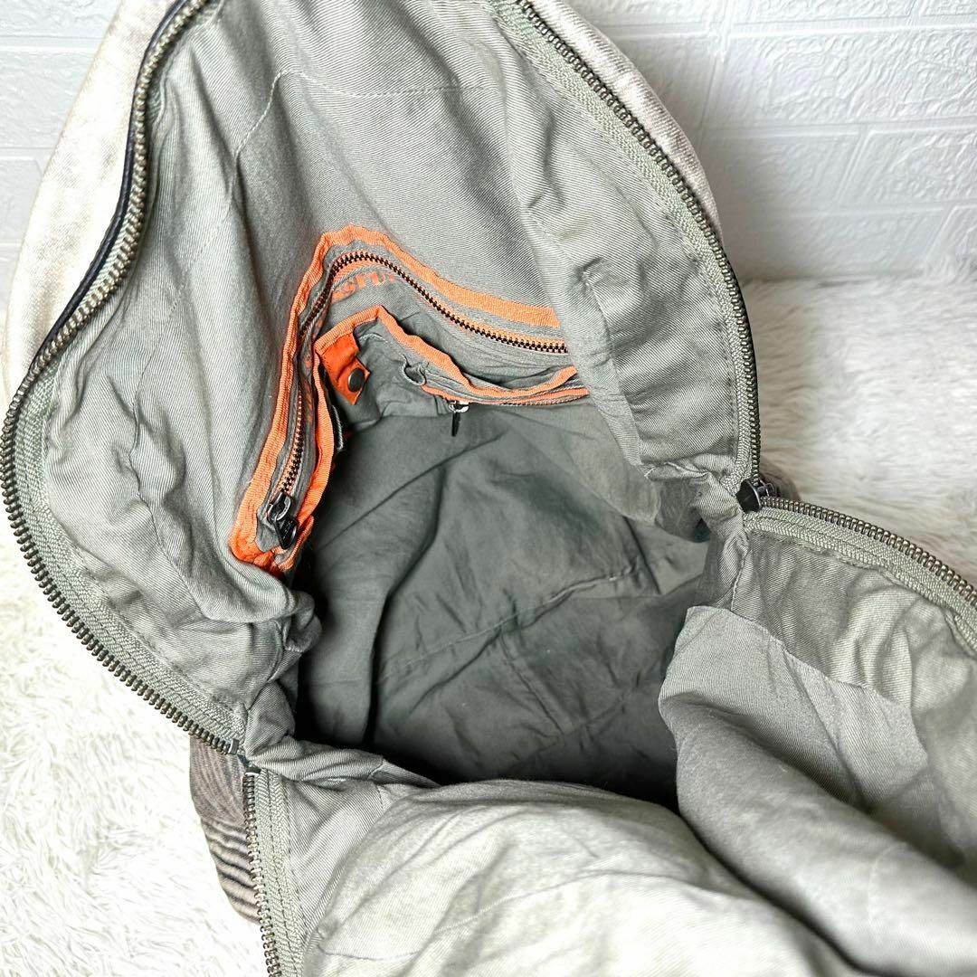 DIESEL(ディーゼル)のディーゼル　トートバッグ　ハンドバッグ　ヴィンテージ加工　A4収納可 レディースのバッグ(トートバッグ)の商品写真