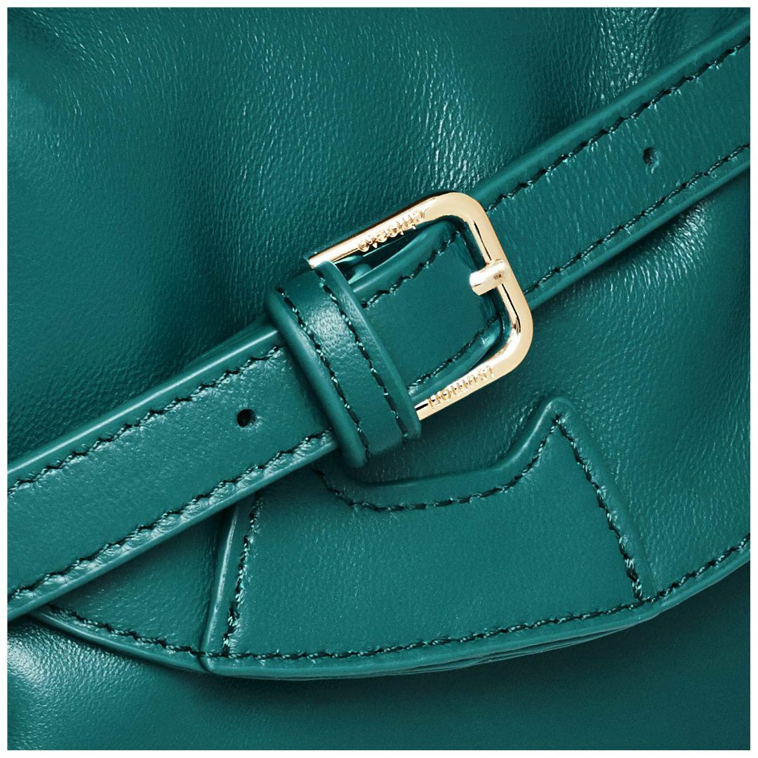 色: グリーン[ツモリチサト] 斜めかけバッグ ネコガオバッグ レディースのバッグ(その他)の商品写真
