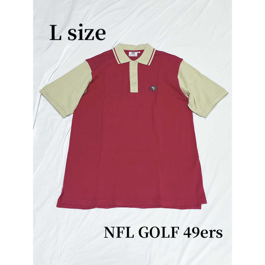 【希少】【美品】49ersNFLGOLF　サンフランシスコ　アメフト　ポロシャツ メンズのトップス(ポロシャツ)の商品写真