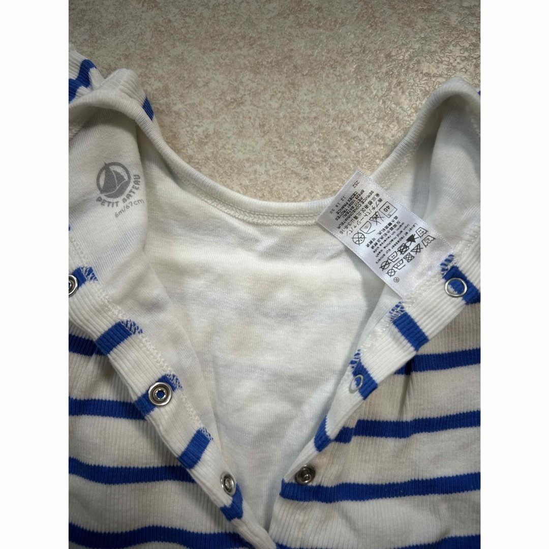 PETIT BATEAU(プチバトー)のプチバトー　ワンピース　6m/67cm キッズ/ベビー/マタニティのベビー服(~85cm)(ワンピース)の商品写真