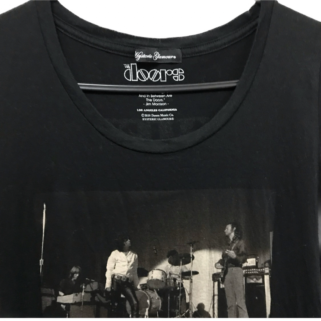 HYSTERIC GLAMOUR(ヒステリックグラマー)のヒステリックグラマー【美品】The Doors プリント 半袖 カットソー レディースのトップス(Tシャツ(半袖/袖なし))の商品写真