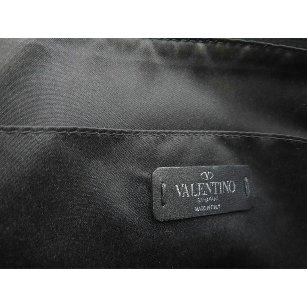 VALENTINO(ヴァレンティノ)の【新着】ヴァレンティノ WY2P0483 レザー ブラック クラッチバッグ 【池袋店】【中古】 メンズのバッグ(セカンドバッグ/クラッチバッグ)の商品写真