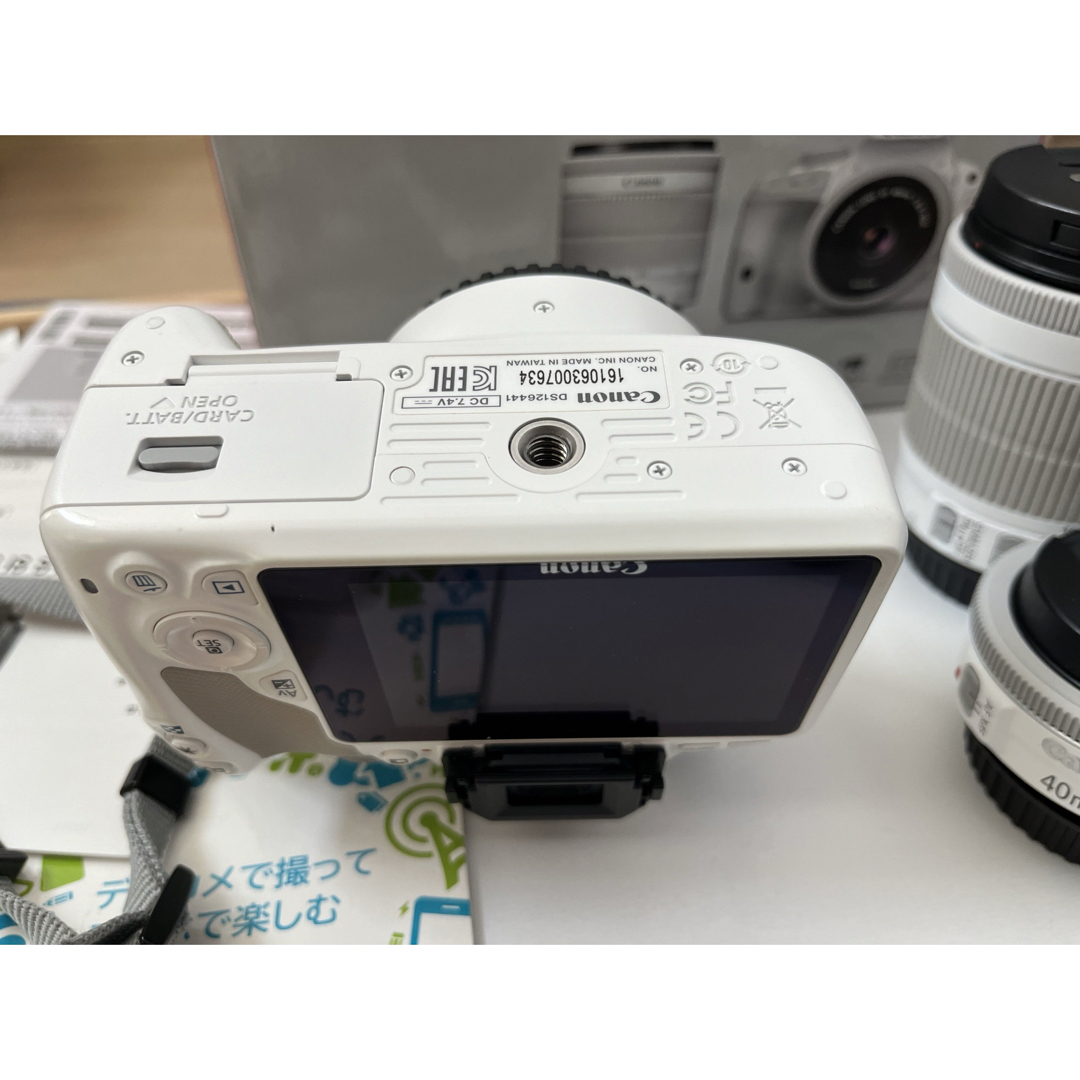 【める様専用】 キャノン EOS KISS X7 ダブルレンズキット スマホ/家電/カメラのカメラ(デジタル一眼)の商品写真