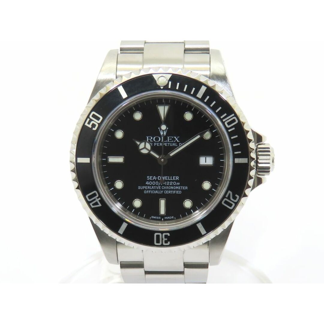 ROLEX(ロレックス)の【新着】ロレックス 16600 シードゥエラー Y番 SS 自動巻 メンズ時計 【池袋店】【中古】 メンズの時計(腕時計(アナログ))の商品写真