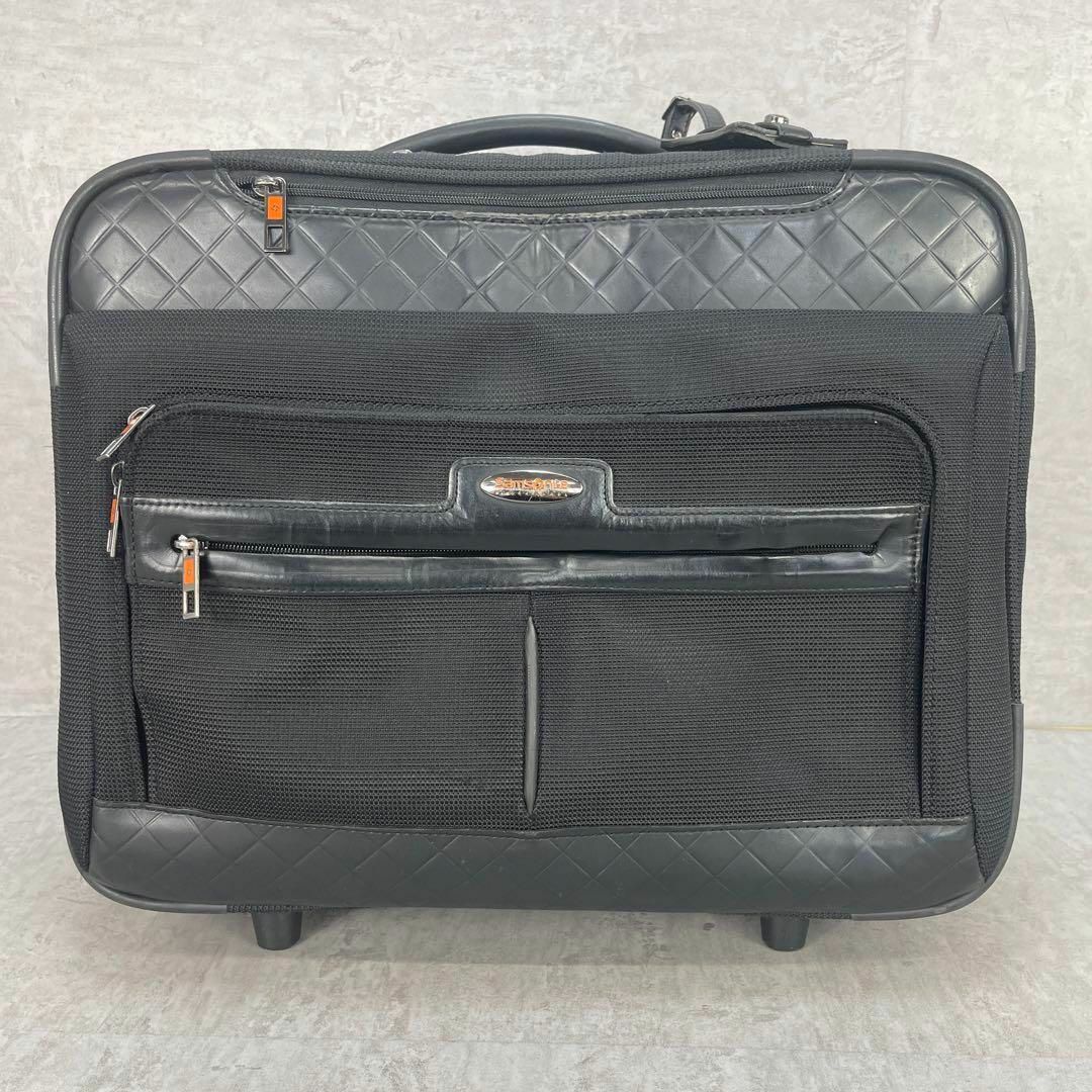 Samsonite(サムソナイト)の良品　サムソナイト　ブラックレーベル　キャリーバッグ　3way　2輪　機内持込 メンズのバッグ(トラベルバッグ/スーツケース)の商品写真