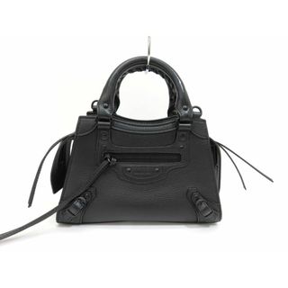 Balenciaga - バレンシアガ 638524 レザー ブラック ネオクラシック シティ ミニバッグ 2WAYバッグ 【池袋店】【中古】