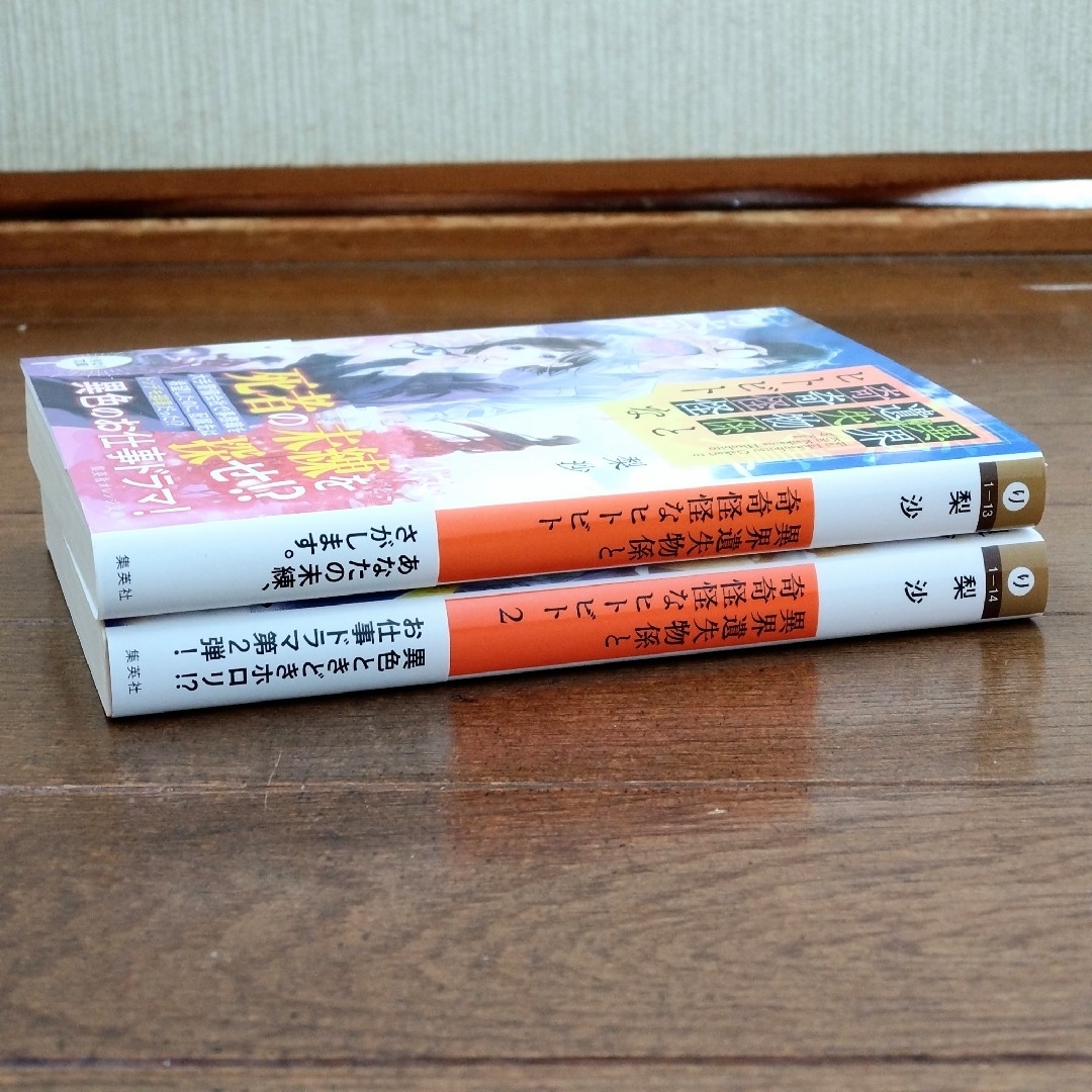 梨沙「異界遺失物係と奇奇怪怪なヒトビト」2冊セット エンタメ/ホビーの本(文学/小説)の商品写真