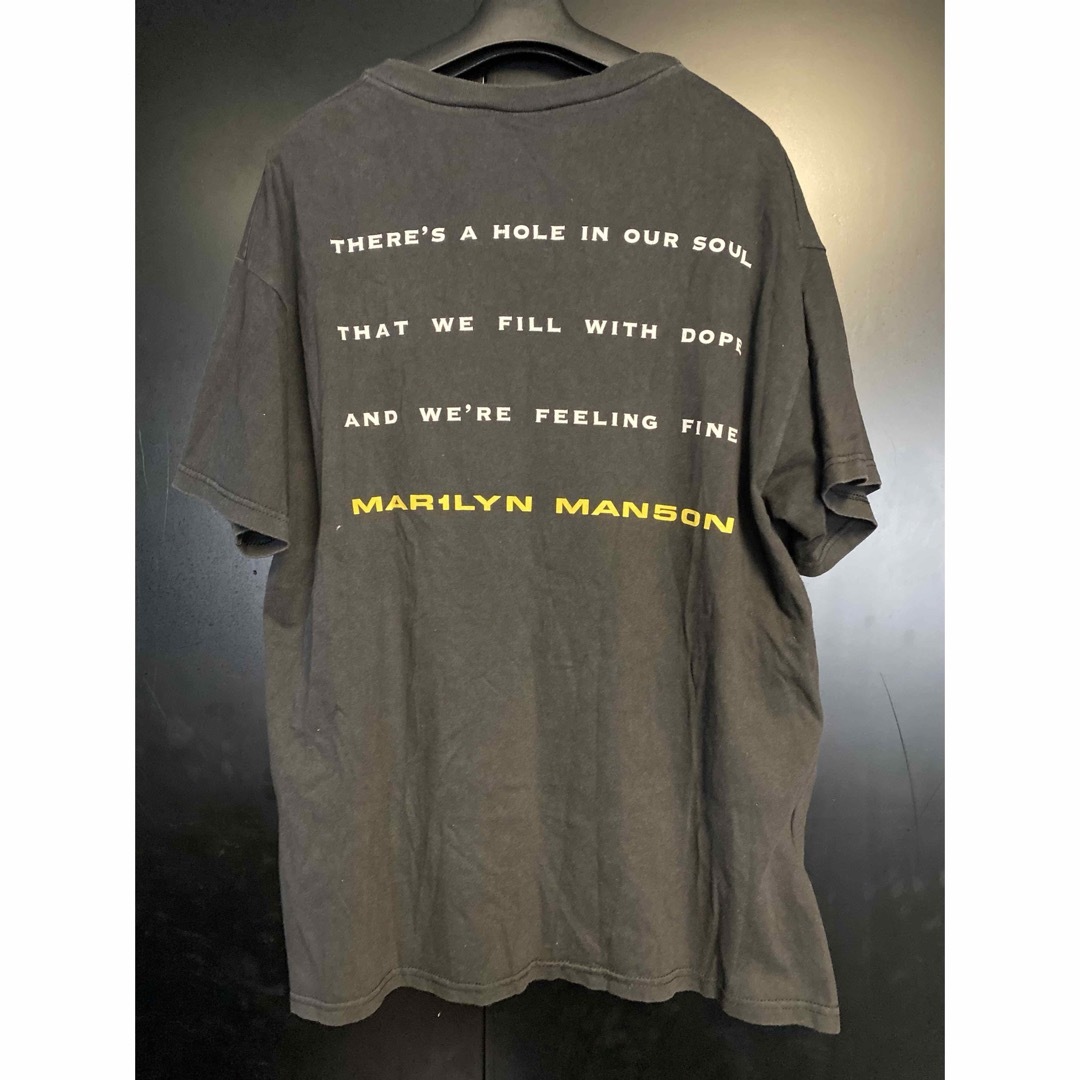 激レア90'S当時物 Marilyn Manson Tシャツ ヴィンテージ L メンズのトップス(Tシャツ/カットソー(半袖/袖なし))の商品写真