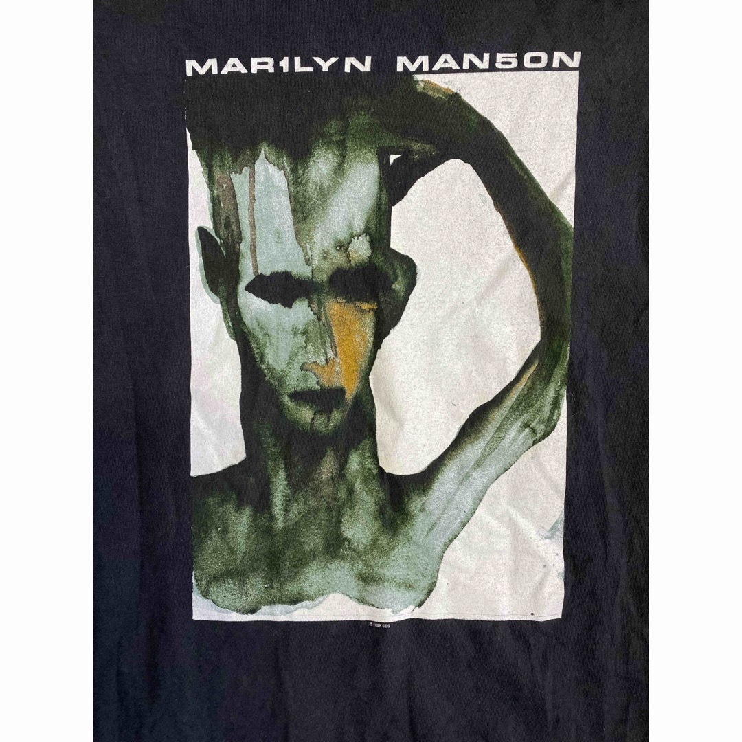 激レア90'S当時物 Marilyn Manson Tシャツ ヴィンテージ L メンズのトップス(Tシャツ/カットソー(半袖/袖なし))の商品写真