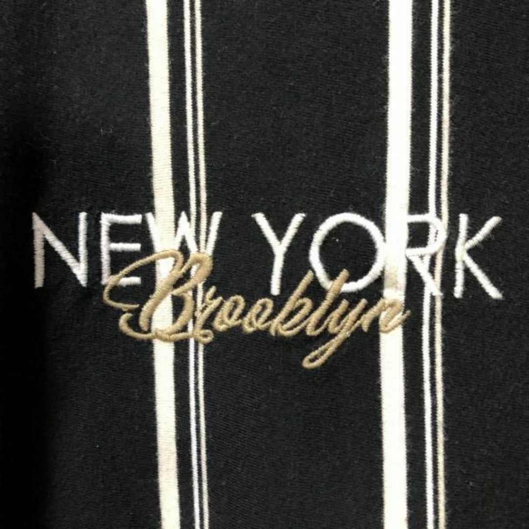 NEW YORK ストラップ 刺繍 USA輸入 高級 Tシャツ メンズのトップス(Tシャツ/カットソー(半袖/袖なし))の商品写真