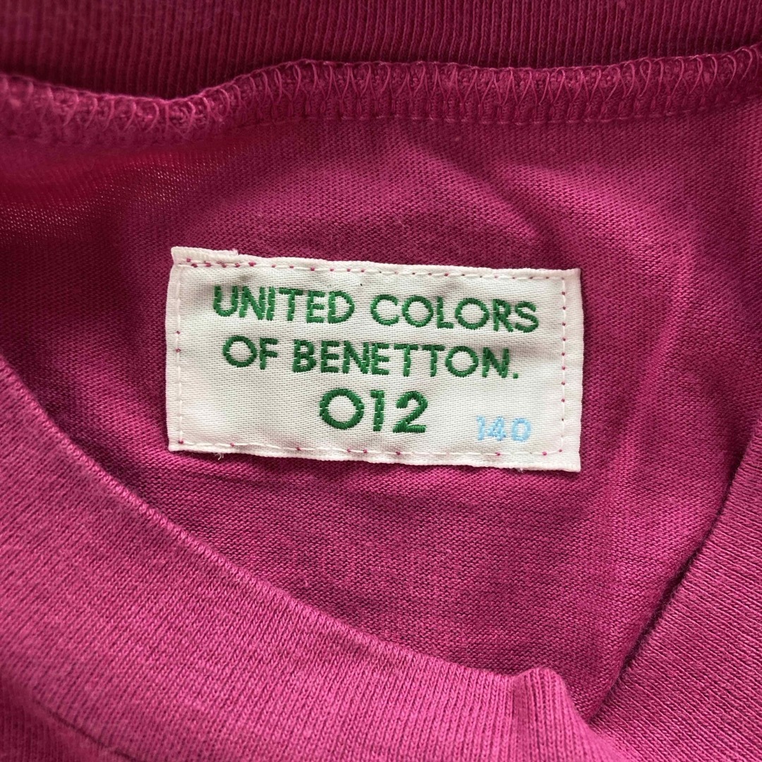 BENETTON(ベネトン)の半袖Ｔシャツ キッズ/ベビー/マタニティのキッズ服女の子用(90cm~)(Tシャツ/カットソー)の商品写真