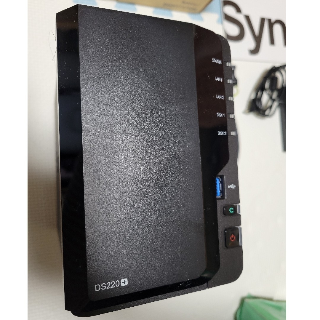 NAS  Synology  DS220+ スマホ/家電/カメラのPC/タブレット(PC周辺機器)の商品写真