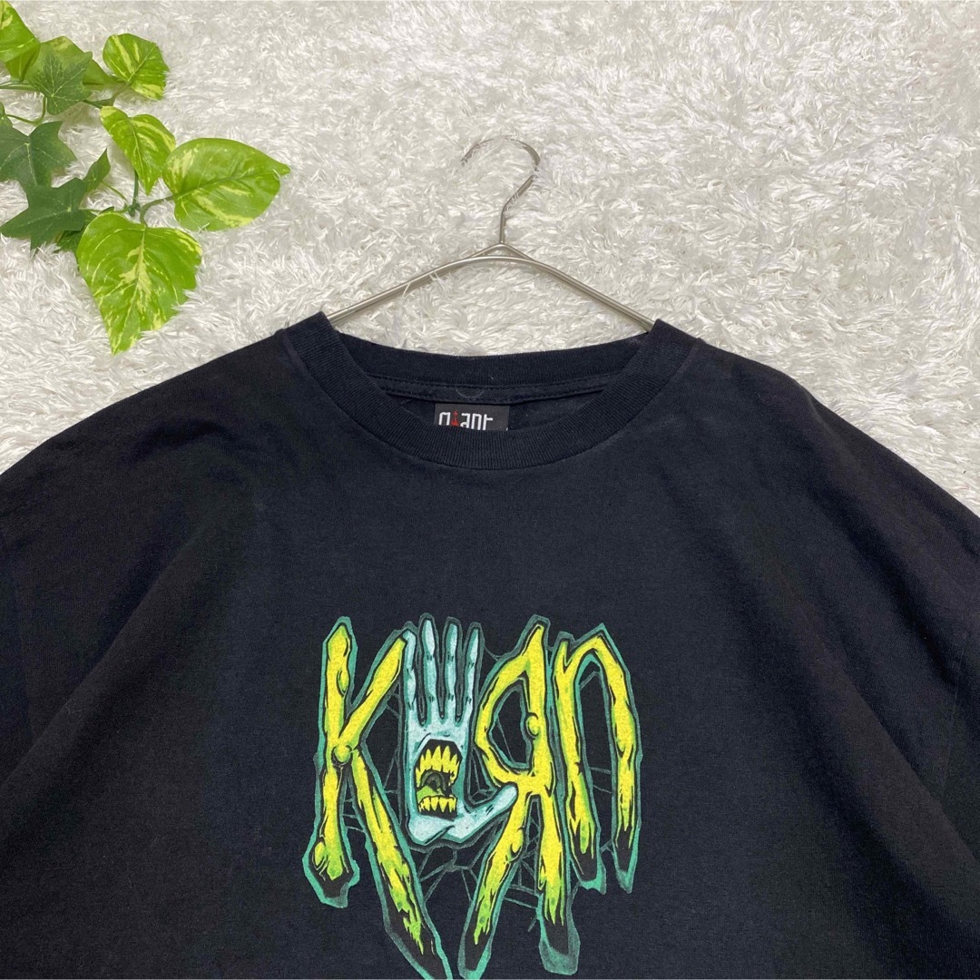 korn Tシャツ　バンド　ロック　古着　お洒落　ストリート　2001 メンズのトップス(Tシャツ/カットソー(半袖/袖なし))の商品写真