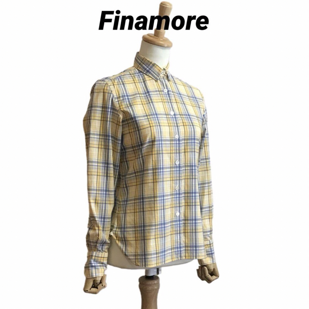 FINAMORE(フィナモレ)のFinamore x FIGARO PARIS コットンチェックシャツ レディースのトップス(シャツ/ブラウス(長袖/七分))の商品写真