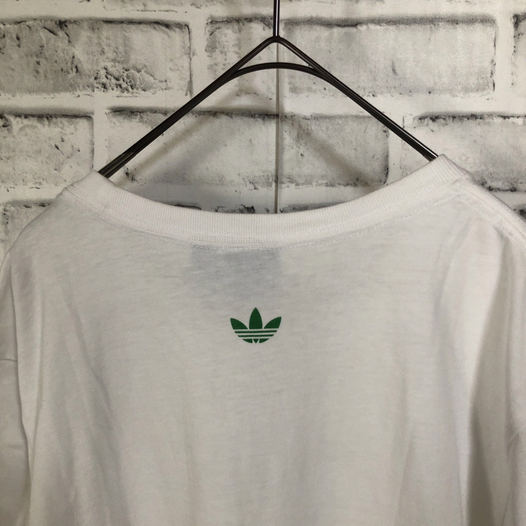 Originals（adidas）(オリジナルス)の美品XL⭐️00s adidas スタンスミス Tシャツ vintage 白×緑 メンズのトップス(Tシャツ/カットソー(半袖/袖なし))の商品写真