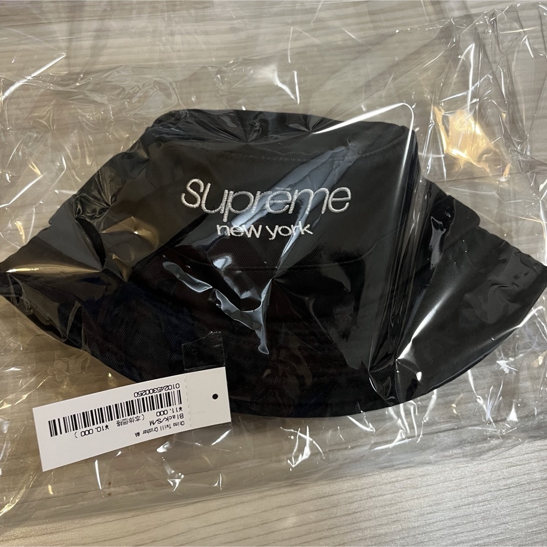 Supreme(シュプリーム)のSupreme Chino Twill Crusher Black S/M メンズの帽子(ハット)の商品写真