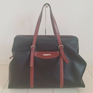 ピエールカルダン(pierre cardin)の◆未使用◆ピエールカルダン◆ブラック×ブラウン◆レザー◆ボストンバッグ◆(ボストンバッグ)