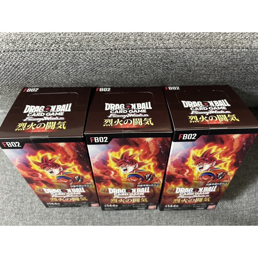 ドラゴンボール(ドラゴンボール)のドラゴンボール　フュージョンワールド　烈火の闘気　BOX テープ付き エンタメ/ホビーのトレーディングカード(Box/デッキ/パック)の商品写真