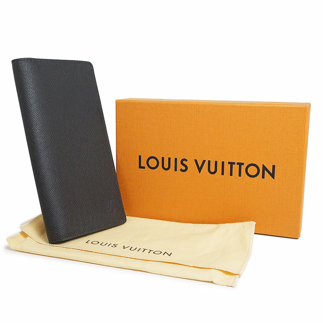 LOUIS VUITTON(ルイヴィトン)のルイ ヴィトン ポルトフォイユ ロン 二つ折り長財布 札入れ タイガ レザー アルドワーズ ブラック 黒 M30541 箱付 LOUIS VUITTON（新品・未使用品） メンズのファッション小物(長財布)の商品写真