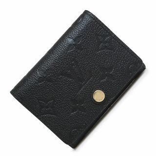 ルイヴィトン(LOUIS VUITTON)のルイ ヴィトン カードケース アンヴェロップ カルト ドゥ ヴィジット 名刺入れ 定期入れ パスケース モノグラムアンプラント レザー ノワール ブラック 黒 ゴールド金具 M58456 箱付 LOUIS VUITTON（新品・未使用品）(パスケース/IDカードホルダー)