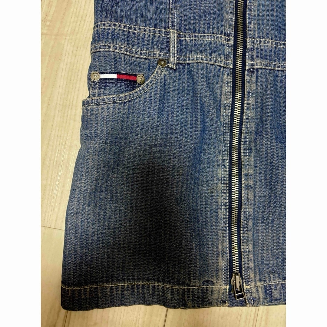 TOMMY JEANS(トミージーンズ)の120.tommy jeans.デニムワンピース.アメカジ レディースのワンピース(ひざ丈ワンピース)の商品写真