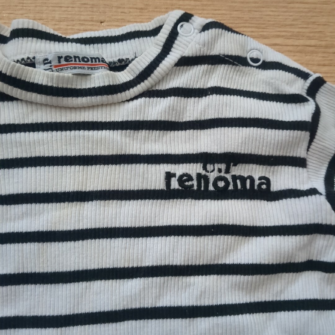 U.P renoma(ユーピーレノマ)の90センチ　ユーピーレノマ　ボーダートップス キッズ/ベビー/マタニティのキッズ服男の子用(90cm~)(Tシャツ/カットソー)の商品写真