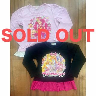 ⭐️2枚SET⭐️ヒーリングっど♥プリキュア⭐️裾フリルTシャツ／120