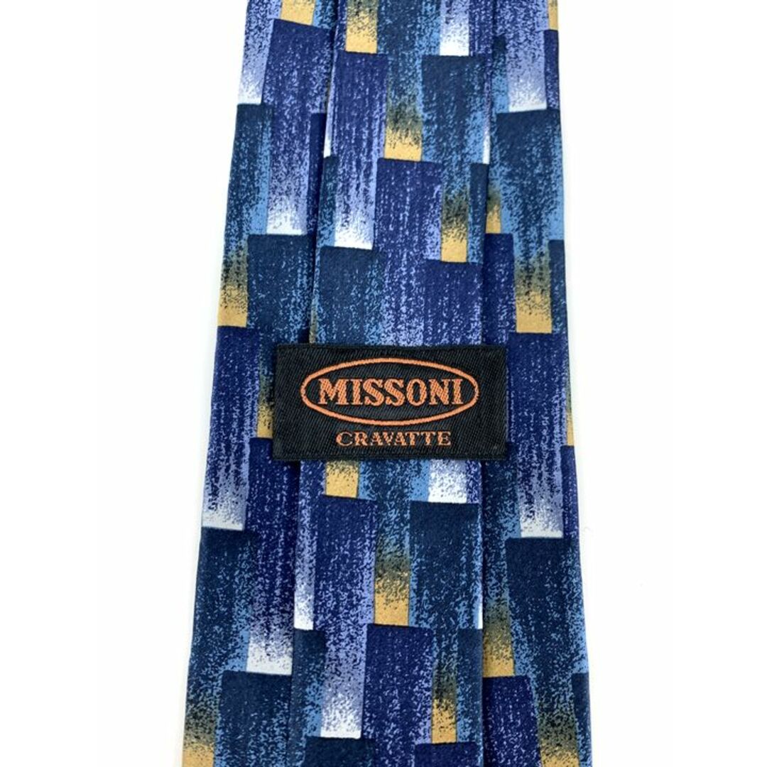 MISSONI(ミッソーニ)のミッソーニ ネクタイ 総柄 シルク ブランド メンズ ブルー Missoni メンズのファッション小物(ネクタイ)の商品写真