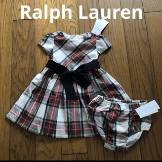 ラルフローレン(Ralph Lauren)のRalph Lauren新品ベビー用ワンピース  ドレス　18M(ワンピース)