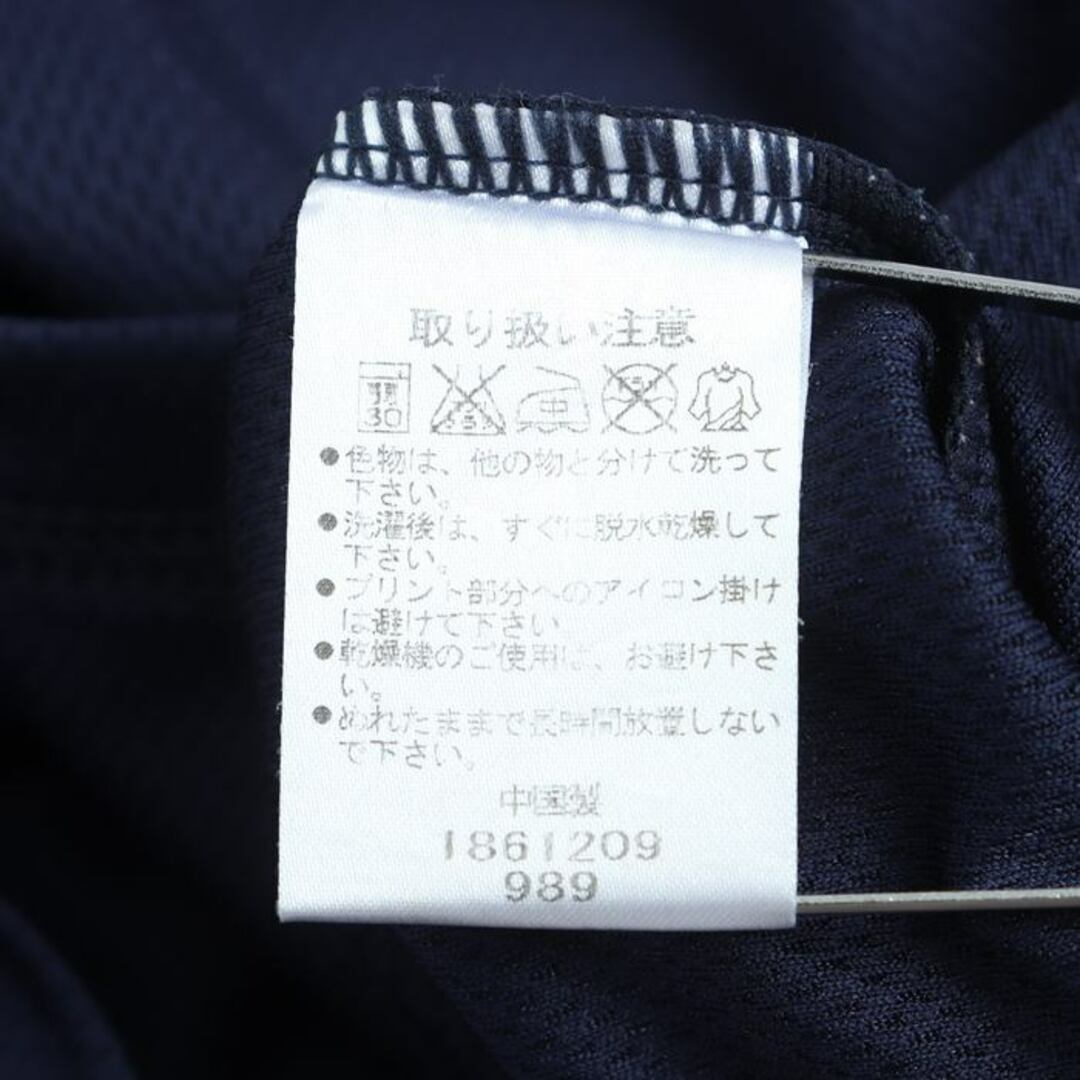 asics(アシックス)のアシックス 半袖Ｔシャツ トップス グラフィックT スポーツウエア レディース Mサイズ ネイビー asics レディースのトップス(Tシャツ(半袖/袖なし))の商品写真