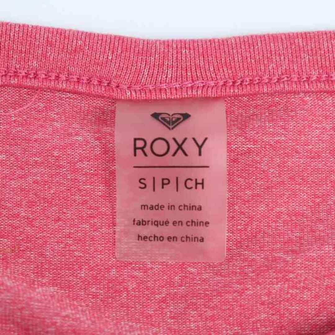 Roxy(ロキシー)のロキシー 半袖Ｔシャツ トップス 切替デザイン スポーツウエア レディース Sサイズ 紺×ピンク ROXY レディースのトップス(Tシャツ(半袖/袖なし))の商品写真