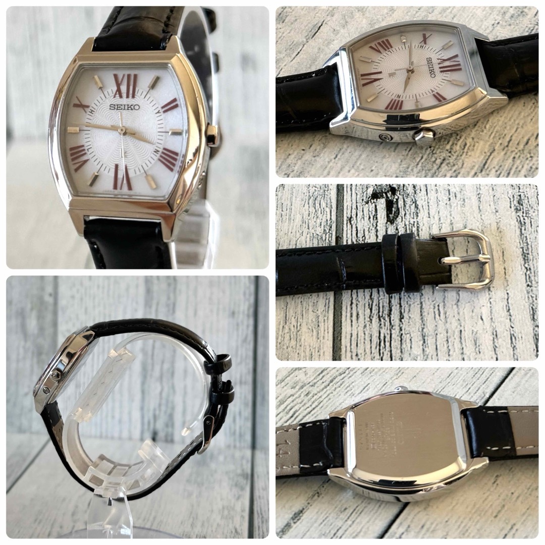SEIKO(セイコー)の【美品】SEIKO ルキア 電波ソーラー 腕時計3B51-0AE0 トノー レディースのファッション小物(腕時計)の商品写真