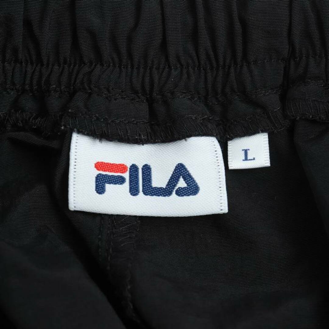 FILA(フィラ)のフィラ パンツ ボトムス デザインポケット スポーツウエア レディース Lサイズ ブラック FILA レディースのパンツ(その他)の商品写真