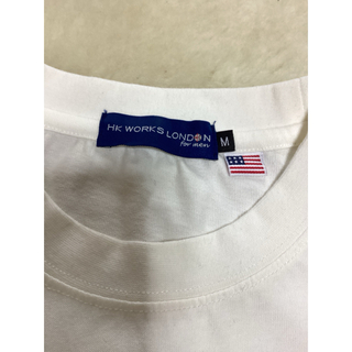 HK  WORKS LONDN   メンズ長袖Tシャツ　M  未使用に近い(Tシャツ/カットソー(七分/長袖))