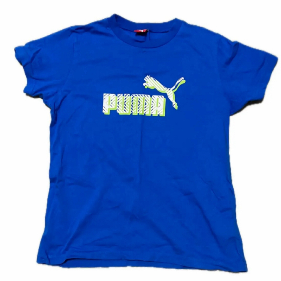PUMA(プーマ)のPUMA  半袖Tシャツ　150サイズ　ブルー キッズ/ベビー/マタニティのキッズ服女の子用(90cm~)(Tシャツ/カットソー)の商品写真