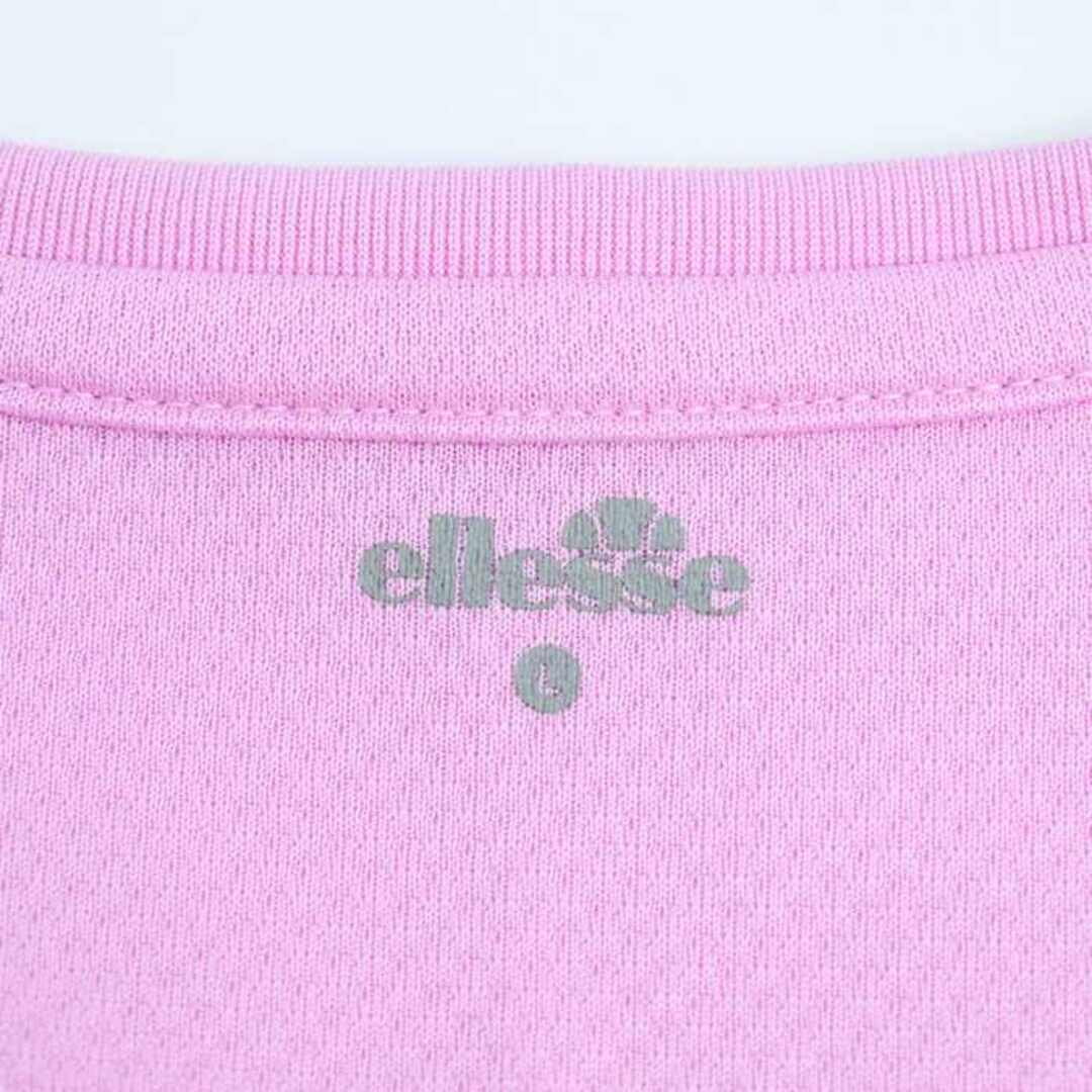 ellesse(エレッセ)のエレッセ 半袖Ｔシャツ トップス ラメ スポーツウエア レディース Lサイズ パープル ellesse レディースのトップス(Tシャツ(半袖/袖なし))の商品写真