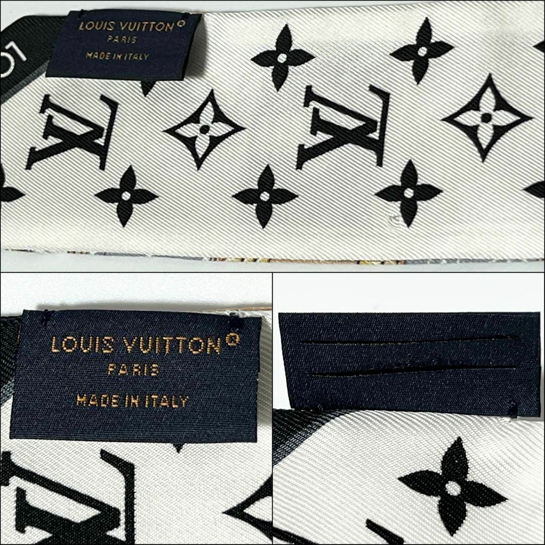 LOUIS VUITTON(ルイヴィトン)の【定価3.4万】ルイヴィトン　レディース　スカーフ　バンド　BB　レッツ　ゴー レディースのファッション小物(バンダナ/スカーフ)の商品写真