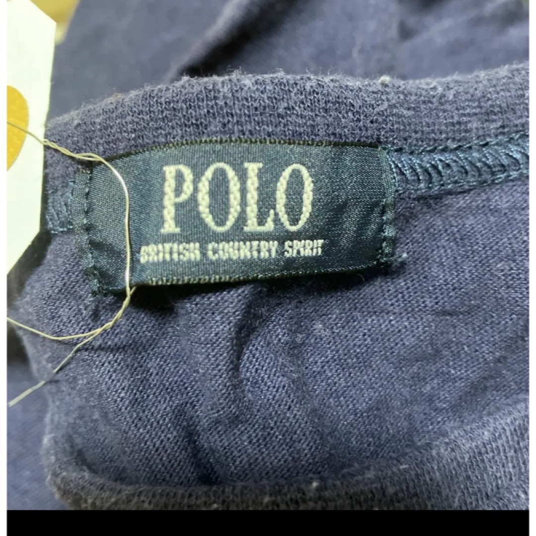 POLO  Tシャツ　110サイズ　ネイビー キッズ/ベビー/マタニティのキッズ服男の子用(90cm~)(Tシャツ/カットソー)の商品写真