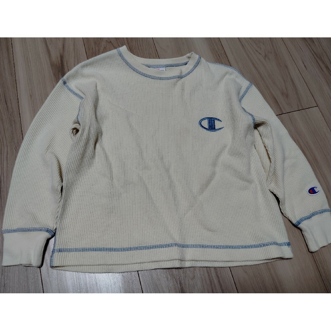 Champion(チャンピオン)のChampionワッフルロンT 110cm キッズ/ベビー/マタニティのキッズ服男の子用(90cm~)(Tシャツ/カットソー)の商品写真