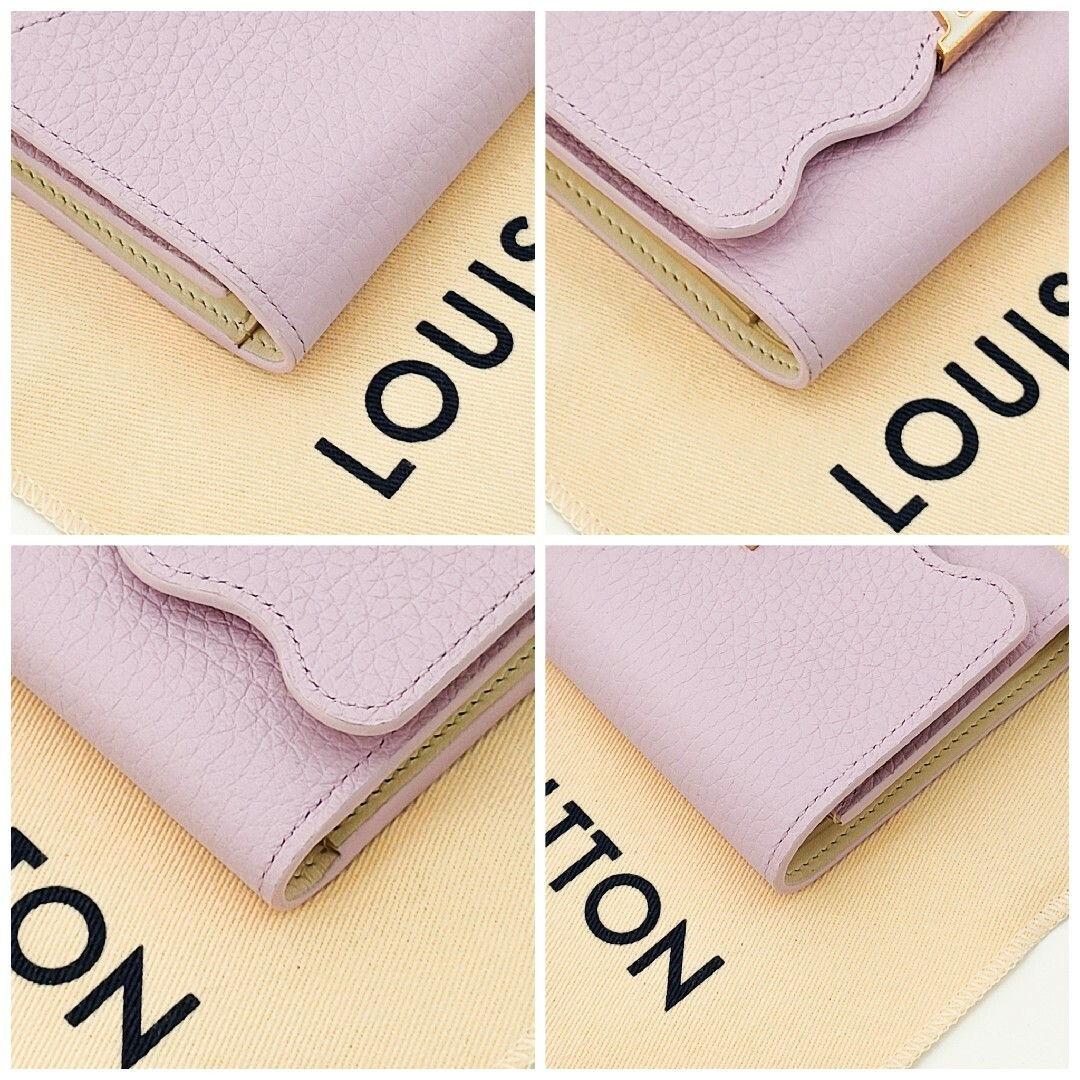 LOUIS VUITTON(ルイヴィトン)の未使用に近い❣️ルイヴィトン✨トリヨン✨カプシーヌ　コンパクト✨三つ折り財布 レディースのファッション小物(財布)の商品写真