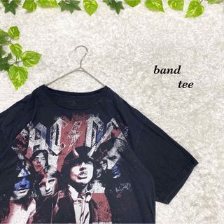 Tシャツ　AC/DC バンド　古着　激レア　お洒落　ゆるだぼ　かっこいい(Tシャツ/カットソー(半袖/袖なし))