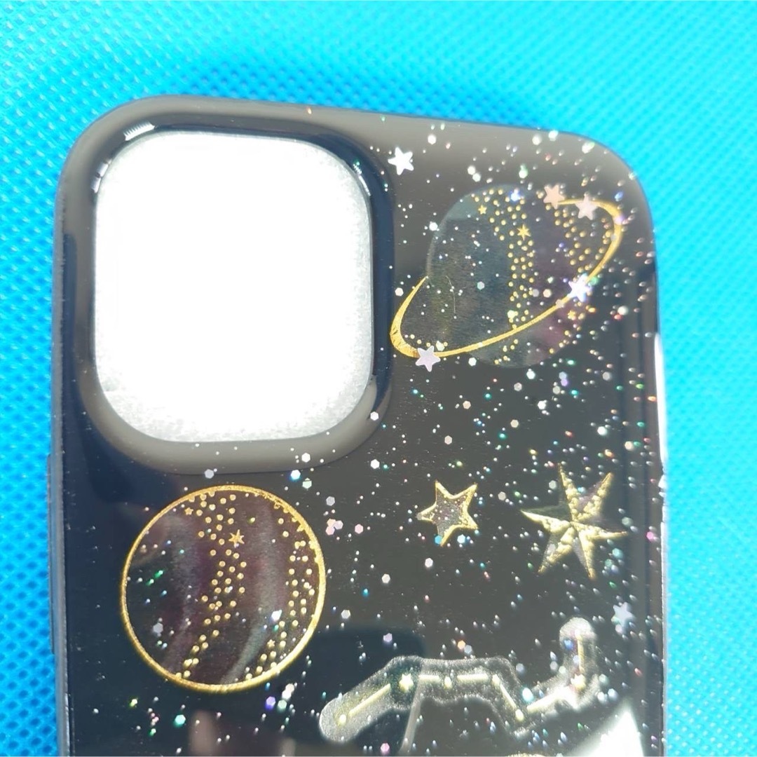 iPhone13 mini ケース カバー 惑星 星座 宇宙 ラメ グリッター スマホ/家電/カメラのスマホアクセサリー(iPhoneケース)の商品写真