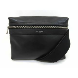 サンローラン(Saint Laurent)の【新着】サンローラン PLD634717 レザー ブラック サック シティ ポーチ ボディバッグ【池袋店】【中古】(ウエストポーチ)