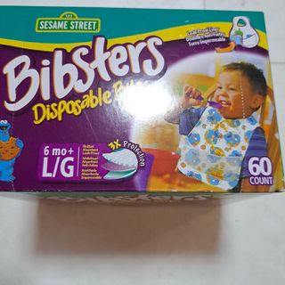 Bibsters セサミストリート　クッキーモンスター(お食事エプロン)