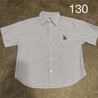 メジャーリーグベースボール(MLB)のMLB ドジャース ストライプシャツ 130 大谷翔平(ブラウス)