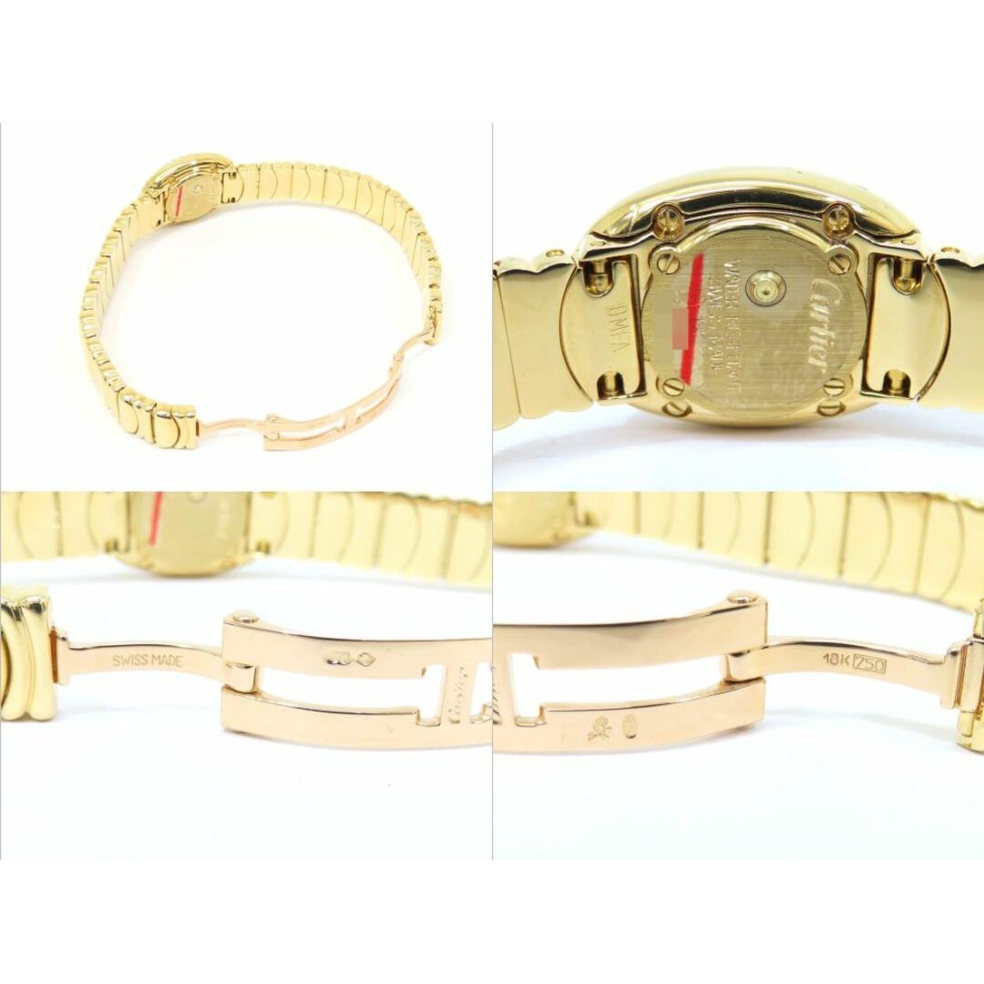 Cartier(カルティエ)のカルティエ WB5094D8 ミニベニュワール YG/ダイヤベゼル/クオーツ レディース時計 【池袋店】 【中古】 レディースのファッション小物(腕時計)の商品写真