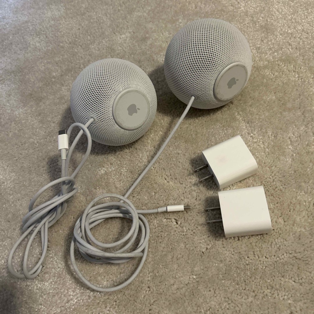 Apple(アップル)のHomePod mini 2個セット スマホ/家電/カメラのオーディオ機器(スピーカー)の商品写真